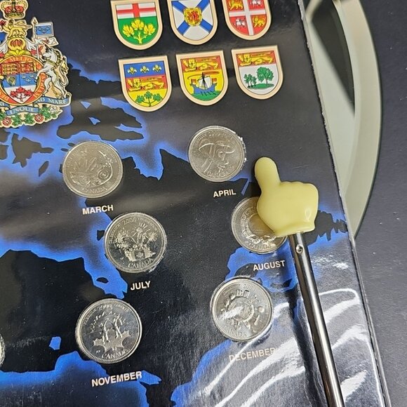 2000 CANADA MILLENNIUM QUARTERS UNC SET OF 12 COINS Gift Set - Picture 5 of 11